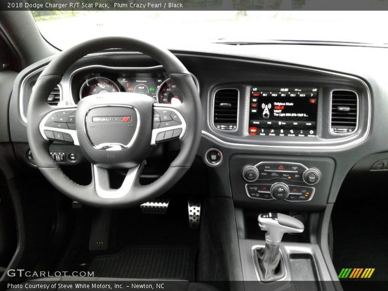 Plum Crazy Pearl / Black 2018 Dodge Charger R/T Scat Pack