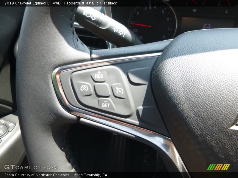 Pepperdust Metallic / Jet Black 2019 Chevrolet Equinox LT AWD