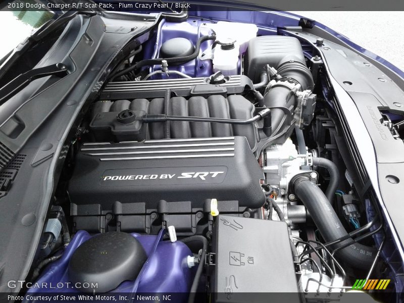 Plum Crazy Pearl / Black 2018 Dodge Charger R/T Scat Pack