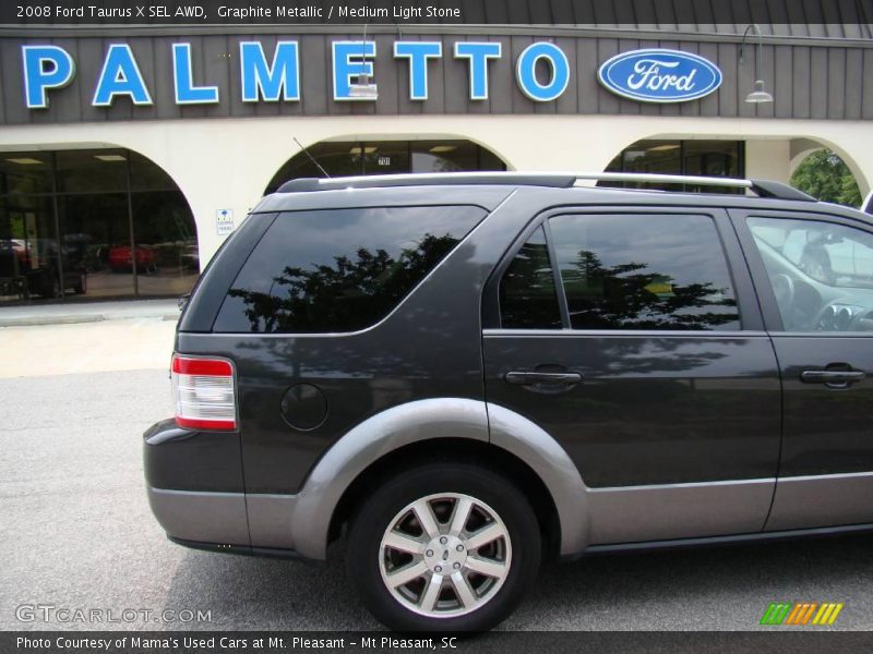 Graphite Metallic / Medium Light Stone 2008 Ford Taurus X SEL AWD