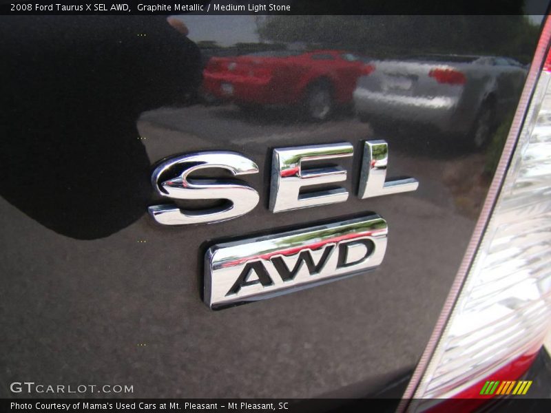 Graphite Metallic / Medium Light Stone 2008 Ford Taurus X SEL AWD