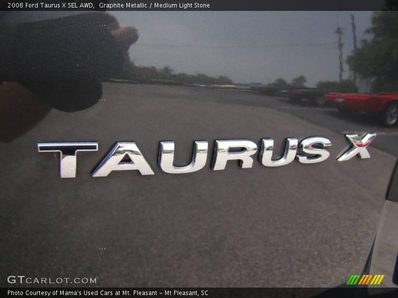 Graphite Metallic / Medium Light Stone 2008 Ford Taurus X SEL AWD