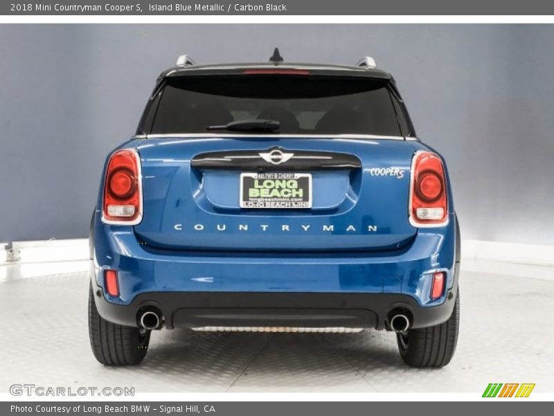 Island Blue Metallic / Carbon Black 2018 Mini Countryman Cooper S