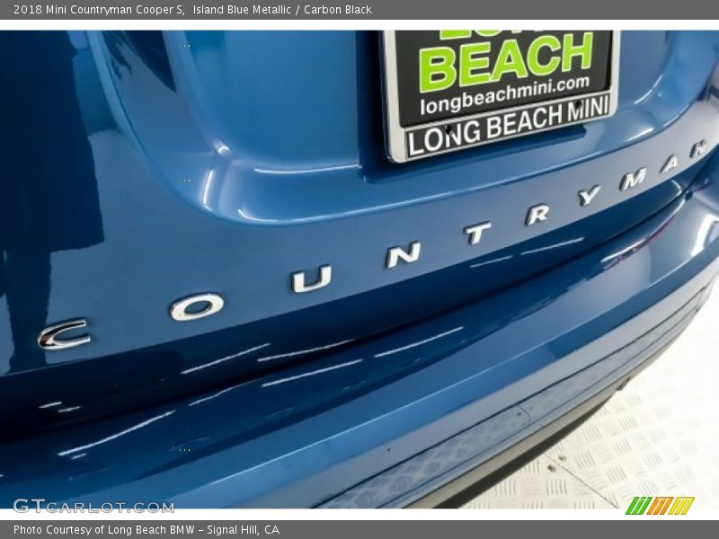 Island Blue Metallic / Carbon Black 2018 Mini Countryman Cooper S