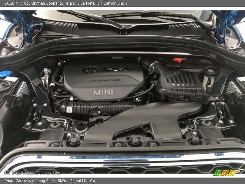 Island Blue Metallic / Carbon Black 2018 Mini Countryman Cooper S