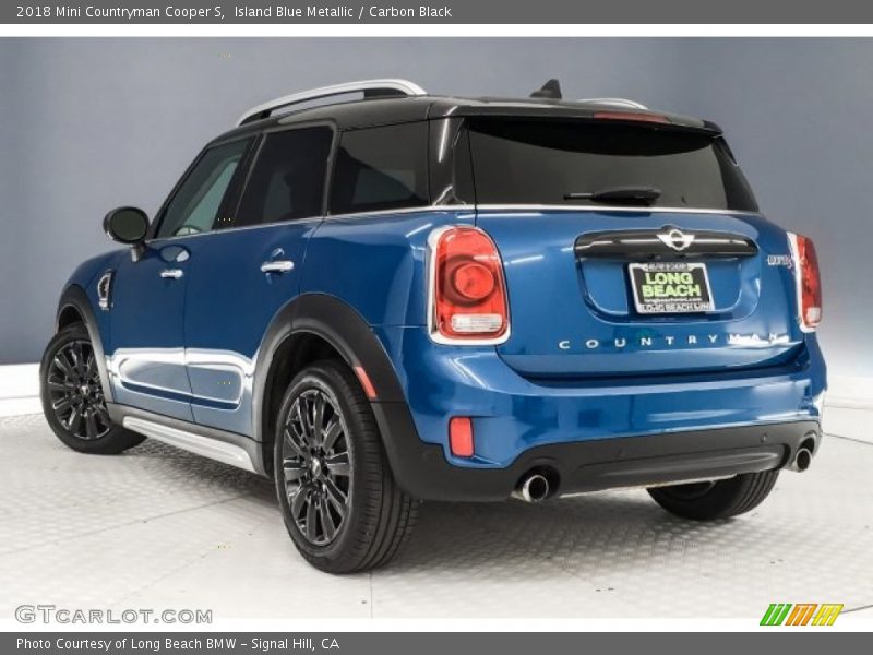 Island Blue Metallic / Carbon Black 2018 Mini Countryman Cooper S