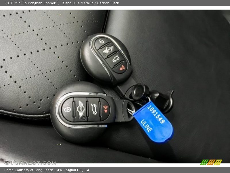 Island Blue Metallic / Carbon Black 2018 Mini Countryman Cooper S