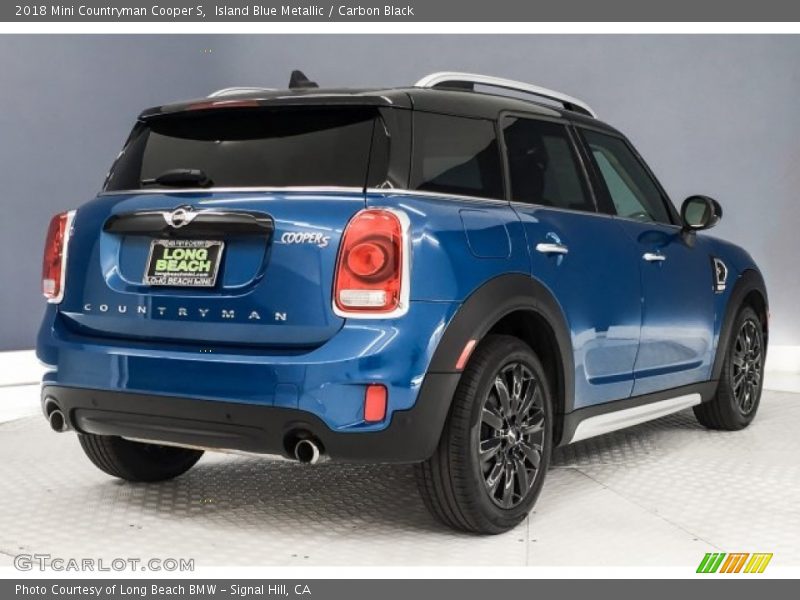Island Blue Metallic / Carbon Black 2018 Mini Countryman Cooper S