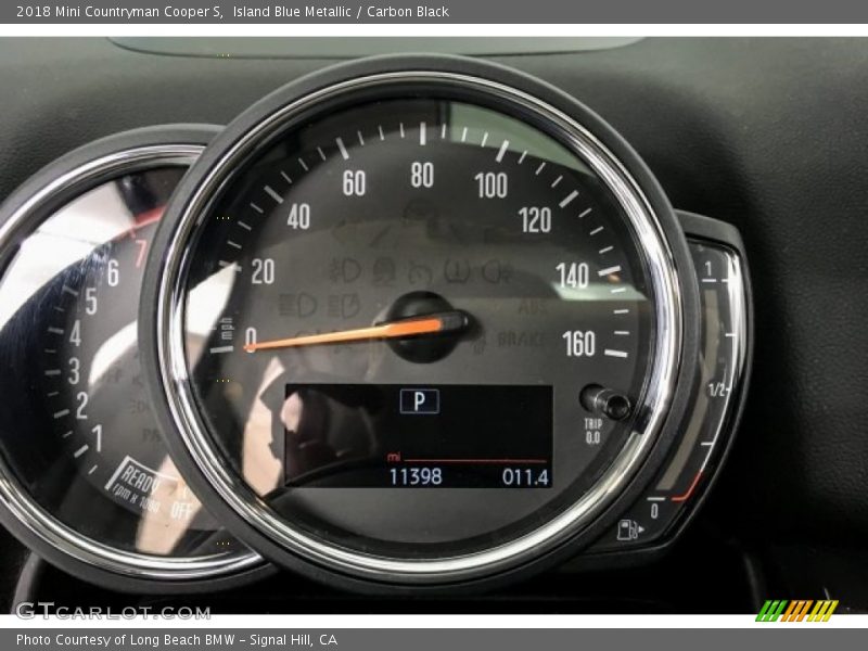 Island Blue Metallic / Carbon Black 2018 Mini Countryman Cooper S