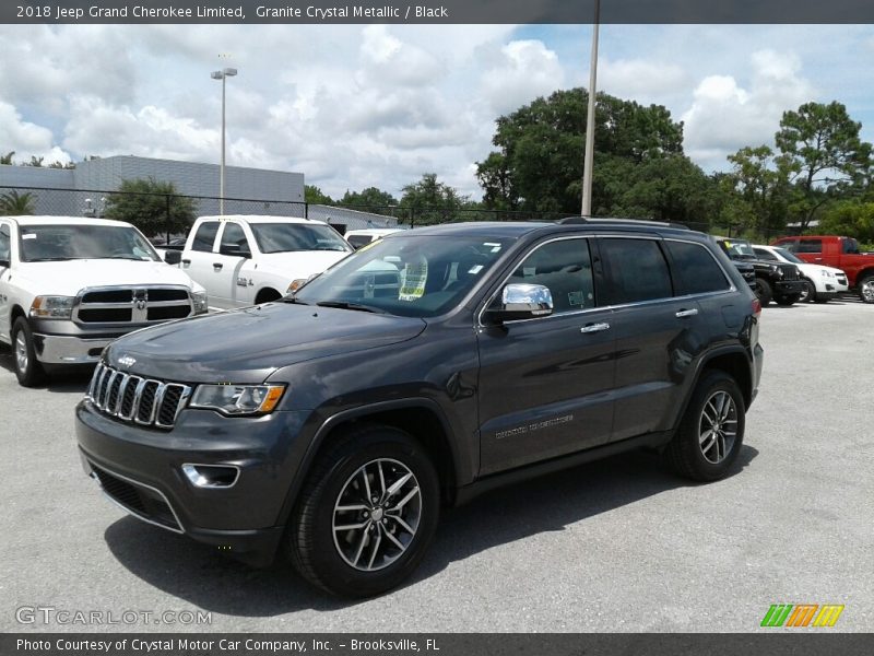 Granite Crystal Metallic / Black 2018 Jeep Grand Cherokee Limited