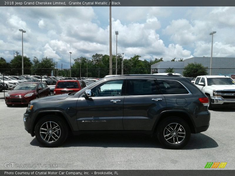 Granite Crystal Metallic / Black 2018 Jeep Grand Cherokee Limited