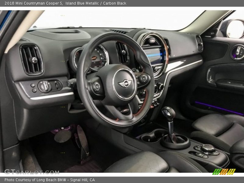 Island Blue Metallic / Carbon Black 2018 Mini Countryman Cooper S
