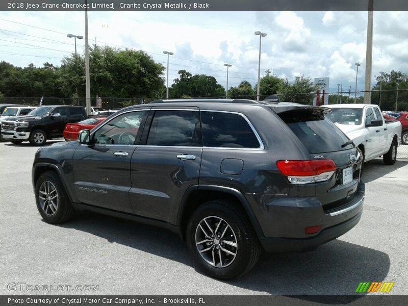 Granite Crystal Metallic / Black 2018 Jeep Grand Cherokee Limited