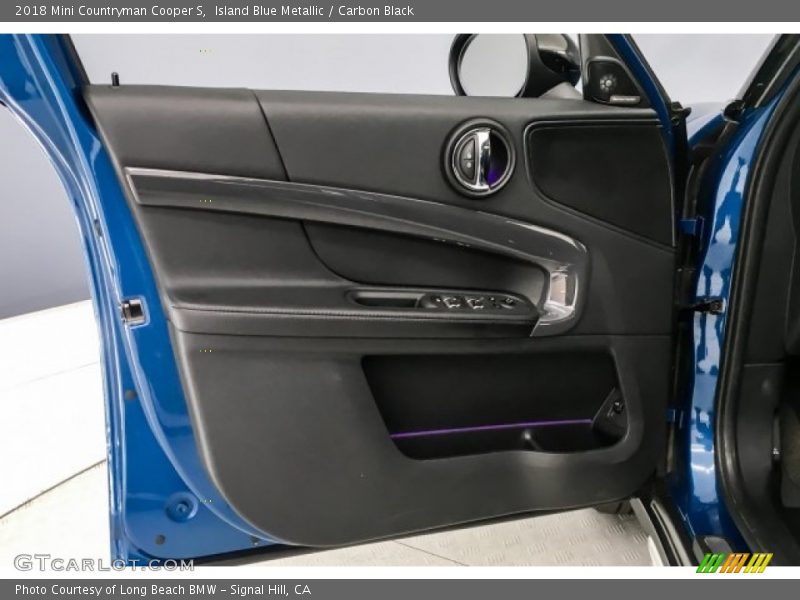 Island Blue Metallic / Carbon Black 2018 Mini Countryman Cooper S