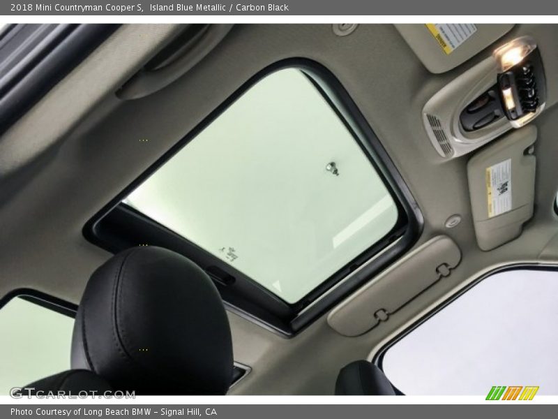 Island Blue Metallic / Carbon Black 2018 Mini Countryman Cooper S