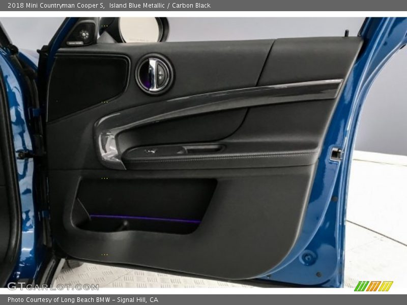 Island Blue Metallic / Carbon Black 2018 Mini Countryman Cooper S