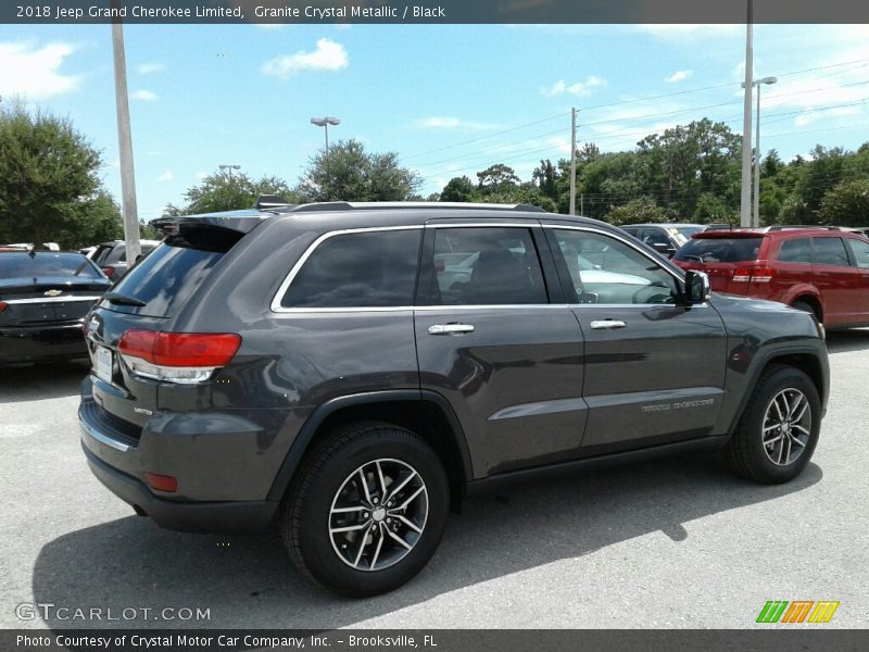 Granite Crystal Metallic / Black 2018 Jeep Grand Cherokee Limited