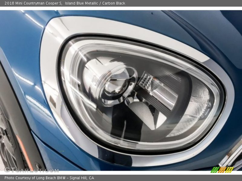 Island Blue Metallic / Carbon Black 2018 Mini Countryman Cooper S
