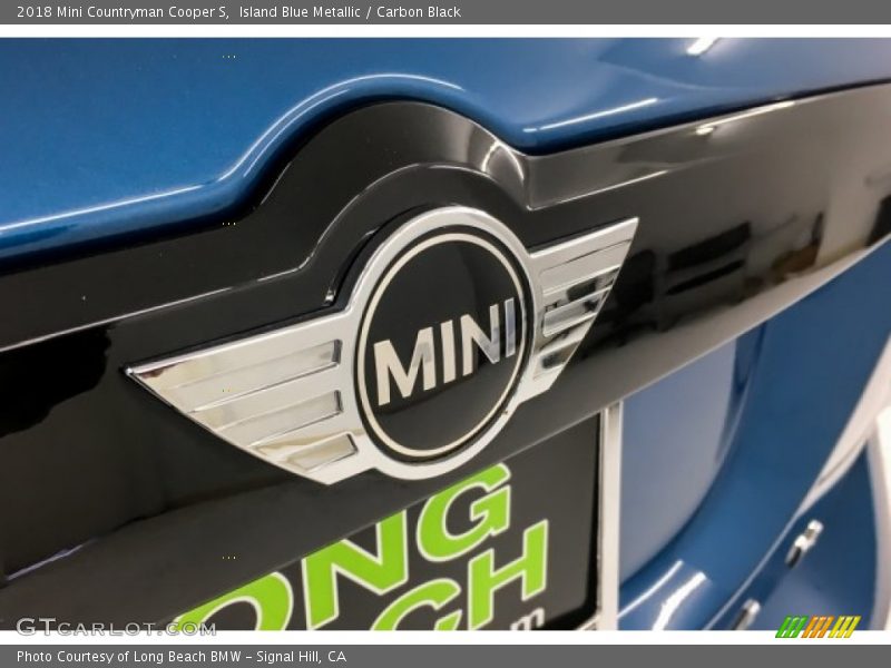 Island Blue Metallic / Carbon Black 2018 Mini Countryman Cooper S
