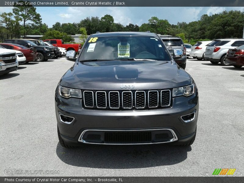 Granite Crystal Metallic / Black 2018 Jeep Grand Cherokee Limited