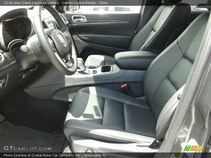Granite Crystal Metallic / Black 2018 Jeep Grand Cherokee Limited
