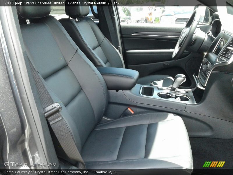 Granite Crystal Metallic / Black 2018 Jeep Grand Cherokee Limited