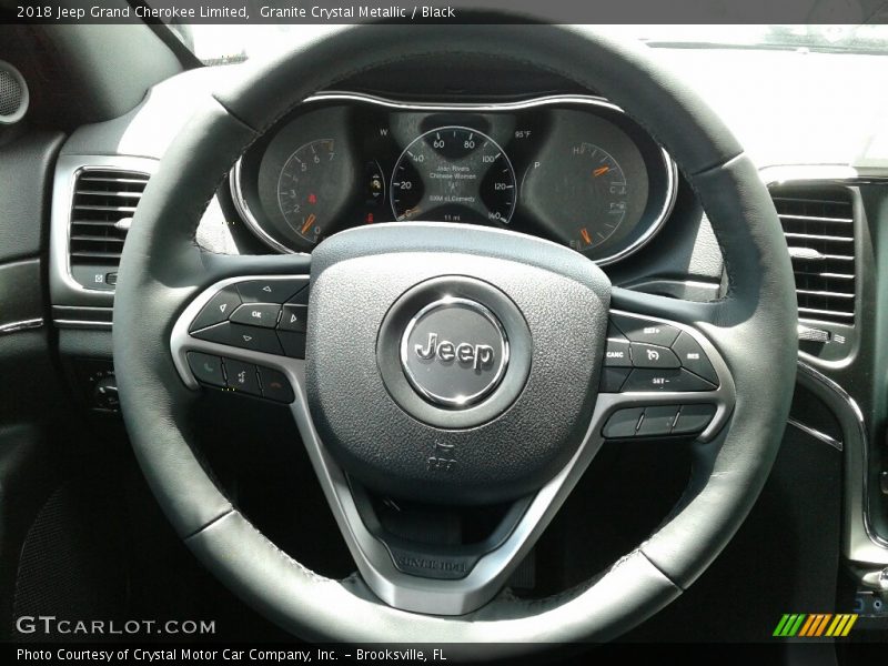 Granite Crystal Metallic / Black 2018 Jeep Grand Cherokee Limited