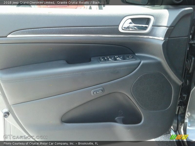 Granite Crystal Metallic / Black 2018 Jeep Grand Cherokee Limited