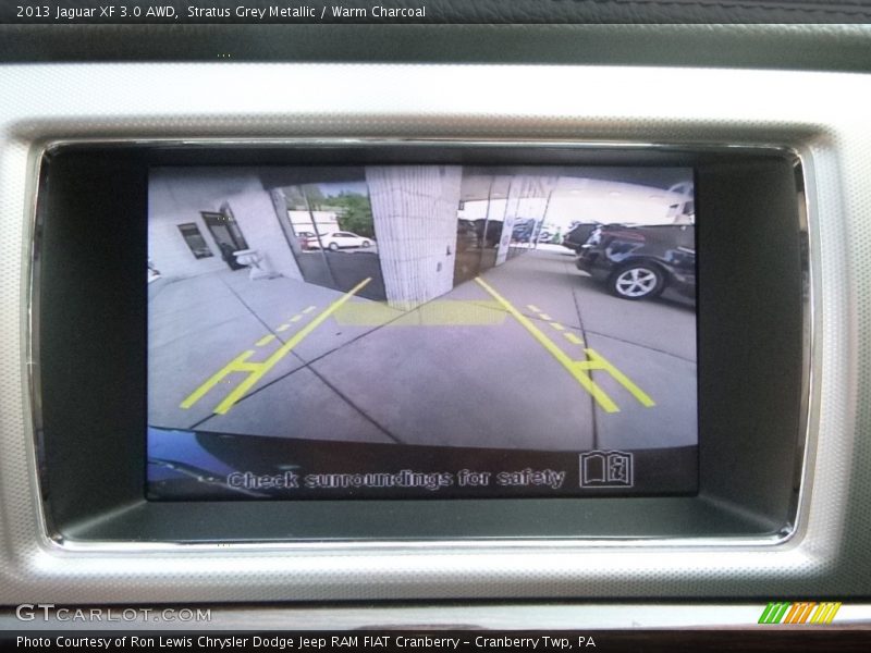 Stratus Grey Metallic / Warm Charcoal 2013 Jaguar XF 3.0 AWD
