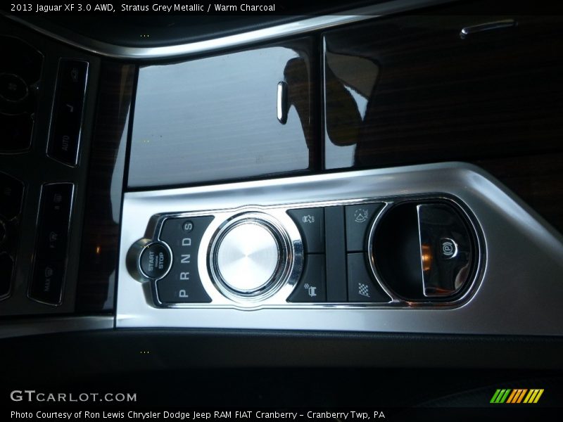 Stratus Grey Metallic / Warm Charcoal 2013 Jaguar XF 3.0 AWD