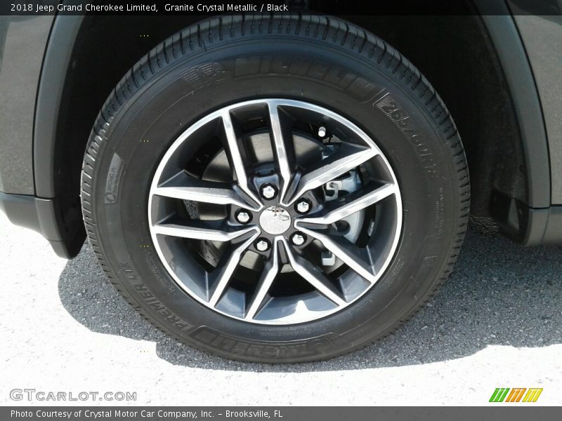 Granite Crystal Metallic / Black 2018 Jeep Grand Cherokee Limited