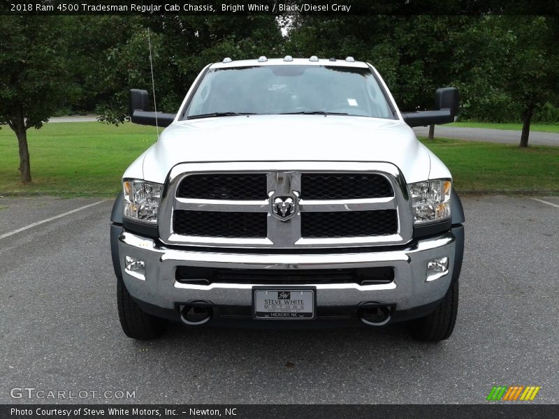 Bright White / Black/Diesel Gray 2018 Ram 4500 Tradesman Regular Cab Chassis