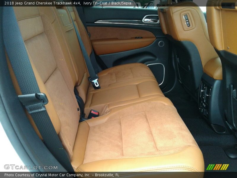 Rear Seat of 2018 Grand Cherokee Trackhawk 4x4