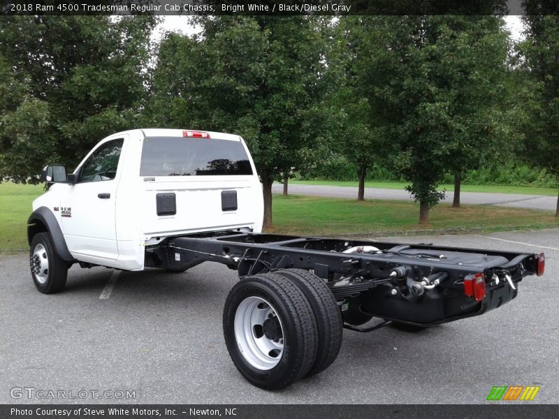 Bright White / Black/Diesel Gray 2018 Ram 4500 Tradesman Regular Cab Chassis