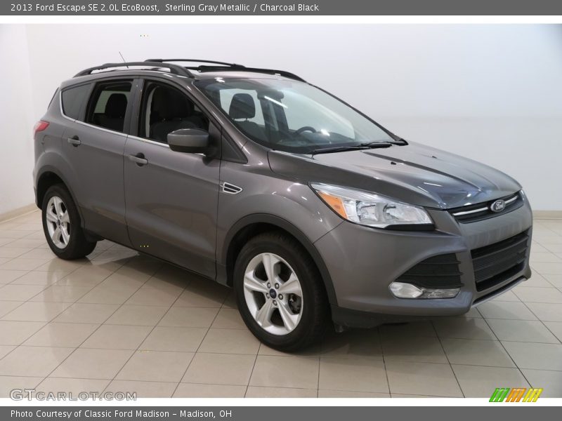 Sterling Gray Metallic / Charcoal Black 2013 Ford Escape SE 2.0L EcoBoost