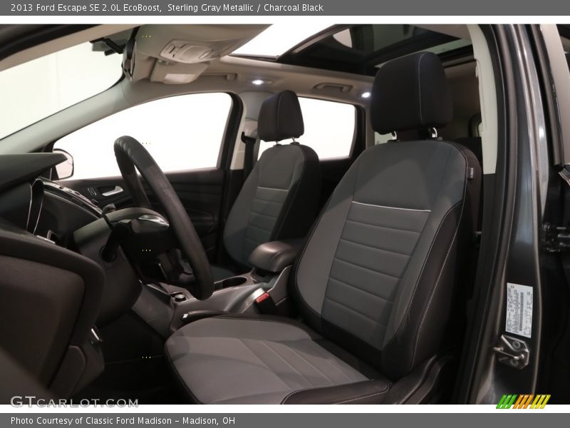Sterling Gray Metallic / Charcoal Black 2013 Ford Escape SE 2.0L EcoBoost