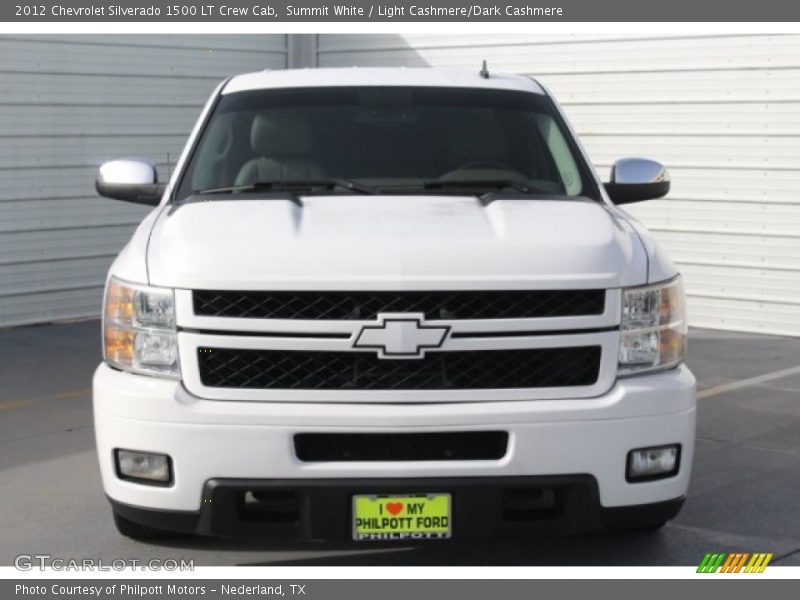 Summit White / Light Cashmere/Dark Cashmere 2012 Chevrolet Silverado 1500 LT Crew Cab