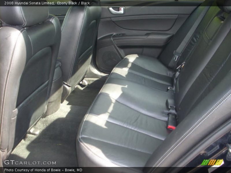 Ebony Black / Black 2008 Hyundai Sonata Limited