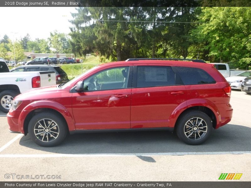 Redline / Black 2018 Dodge Journey SE