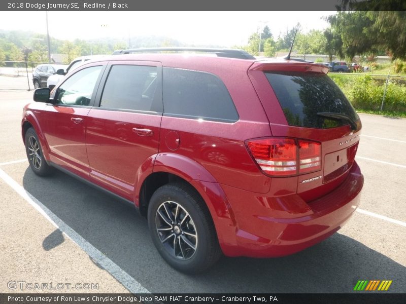 Redline / Black 2018 Dodge Journey SE