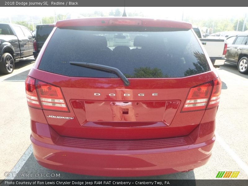 Redline / Black 2018 Dodge Journey SE