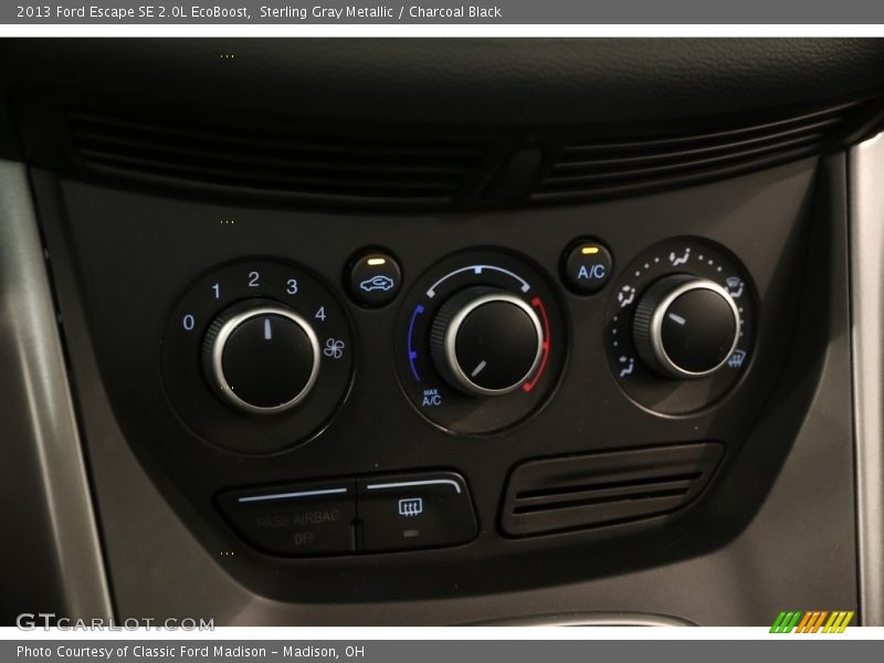 Sterling Gray Metallic / Charcoal Black 2013 Ford Escape SE 2.0L EcoBoost