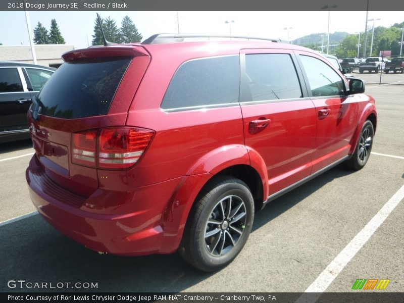 Redline / Black 2018 Dodge Journey SE