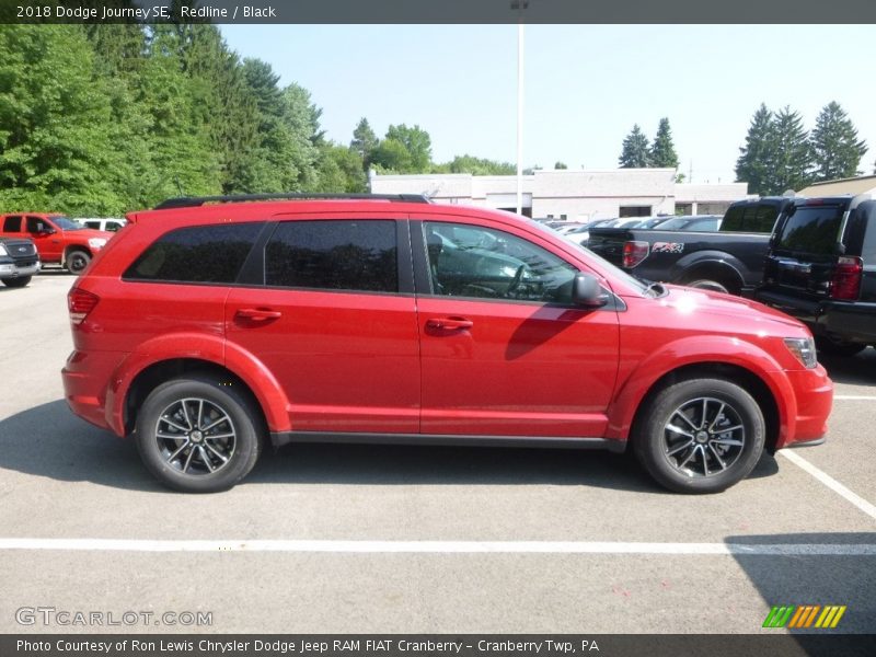 Redline / Black 2018 Dodge Journey SE