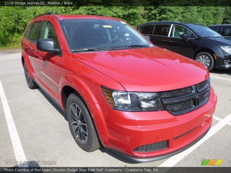 Redline / Black 2018 Dodge Journey SE