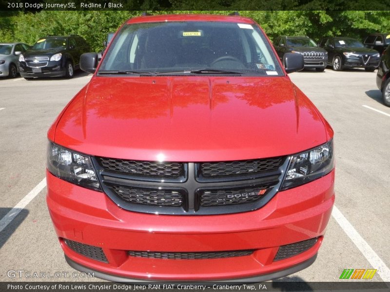 Redline / Black 2018 Dodge Journey SE