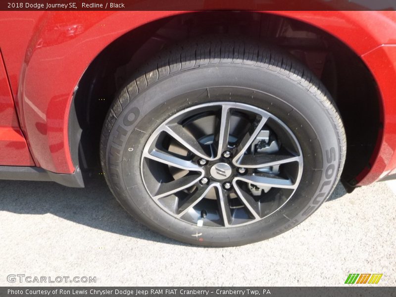 Redline / Black 2018 Dodge Journey SE