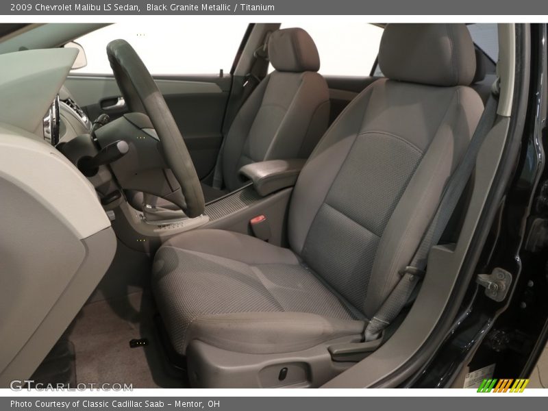 Black Granite Metallic / Titanium 2009 Chevrolet Malibu LS Sedan