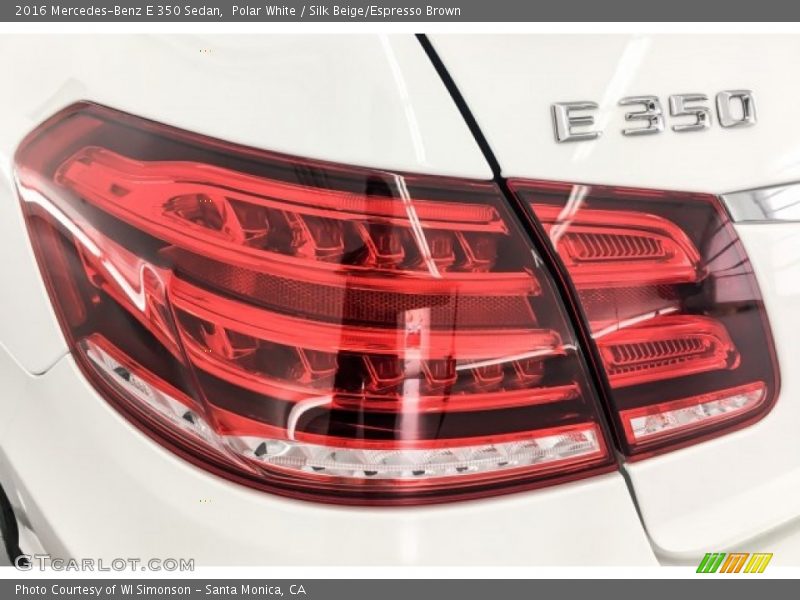 Polar White / Silk Beige/Espresso Brown 2016 Mercedes-Benz E 350 Sedan
