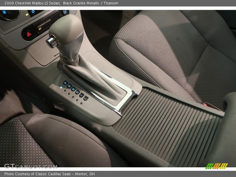 Black Granite Metallic / Titanium 2009 Chevrolet Malibu LS Sedan